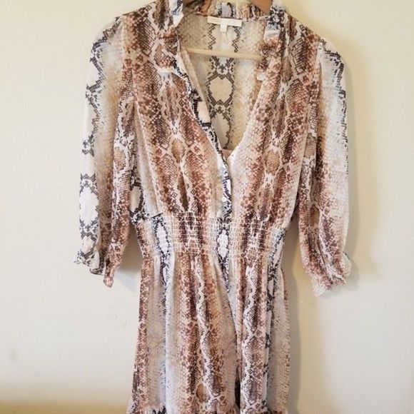 Maje Rython Snakeskin Print Dress  - Picture 15 of 16